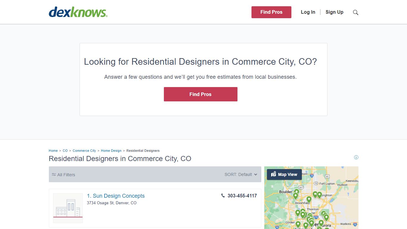 Residential Designers in Commerce City, CO - dexknows.com